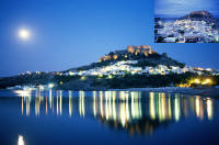Lindos by night